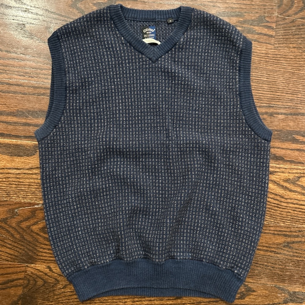 Navy blue Callaway Golf sweater vest